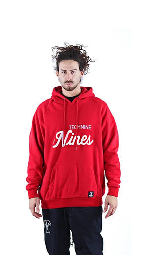 Technine Nines hoodie red